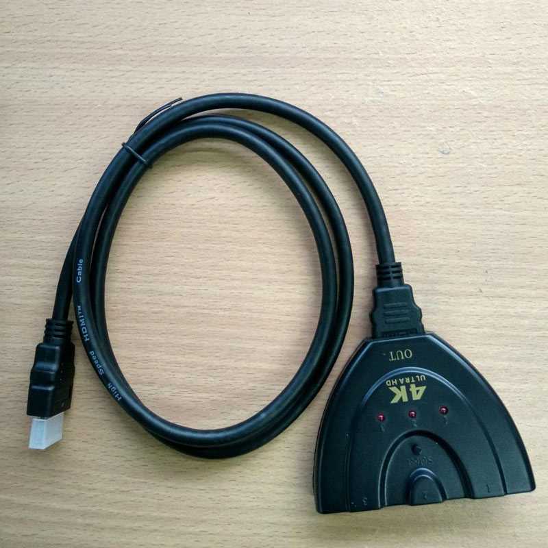 IDN TECH - Amkl Kabel HDMI Switch 3 Port 4Kx2K 3D - XZT001107