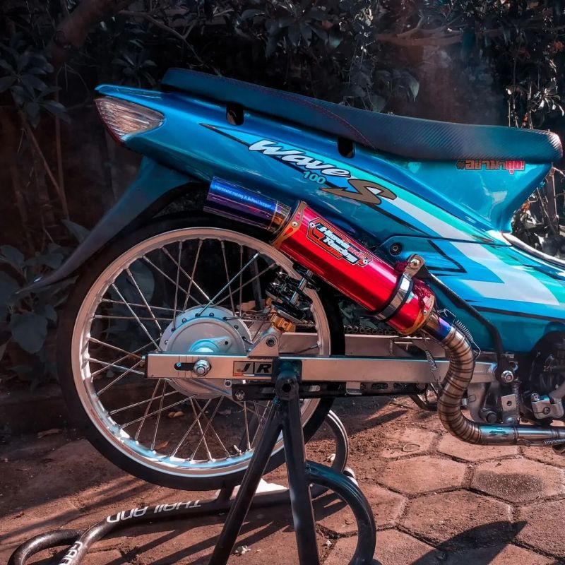 knalpot supra x supra125 kharisma beat mio vario thailand