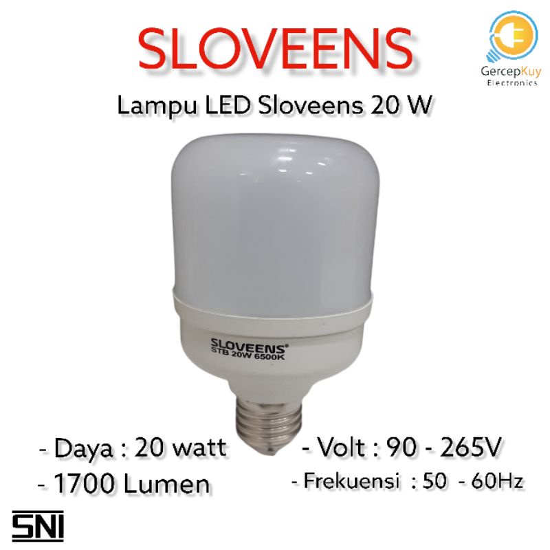 Lampu LED Capsule Diamond Sloveens 20 Watt