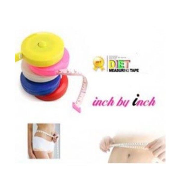 DIET MEASURING TAPE - METERAN SAKU - METERAN DIET BADAN, MENJAHIT ETC