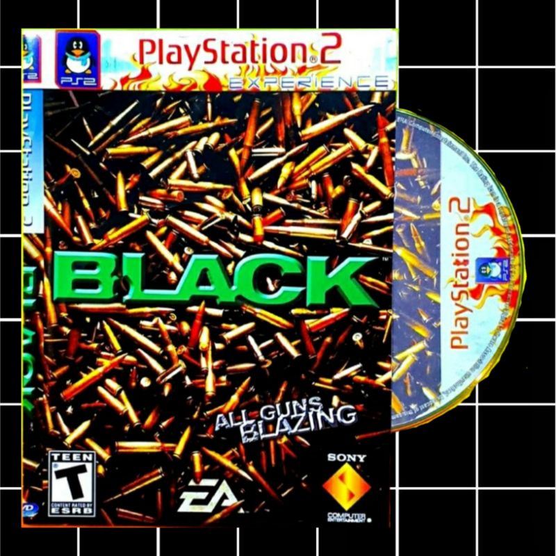 PROMO KASET GAME PS 2 BLACK PLAYSTATION 2 TERBARU - GAME PERANG TERLARIS - VIDIO GAME PS 2 TERLARIS