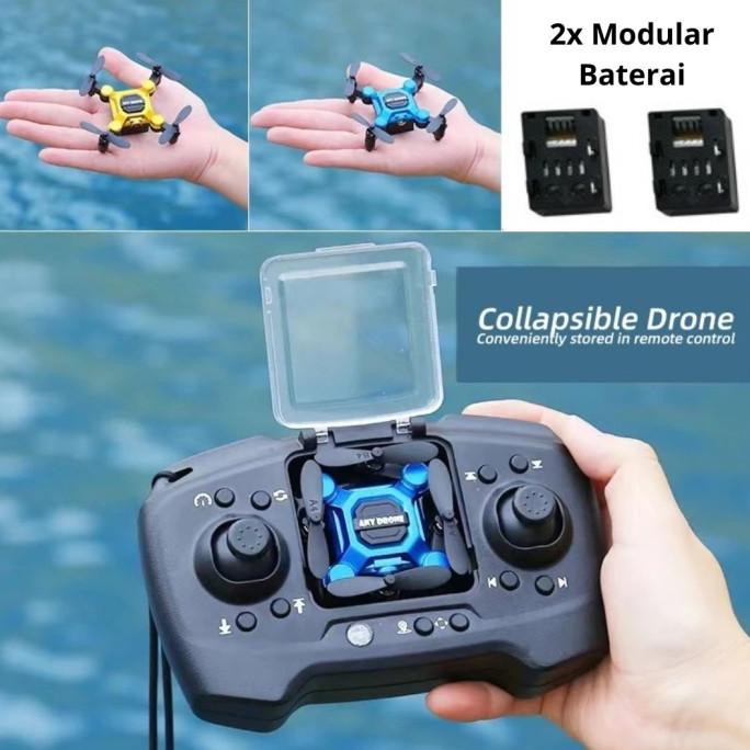 [ Promo ] Mainan Rc Drone Mini Remote Control Murah Racing Balap Quadcopter Alti - Drone Kamera Dan 