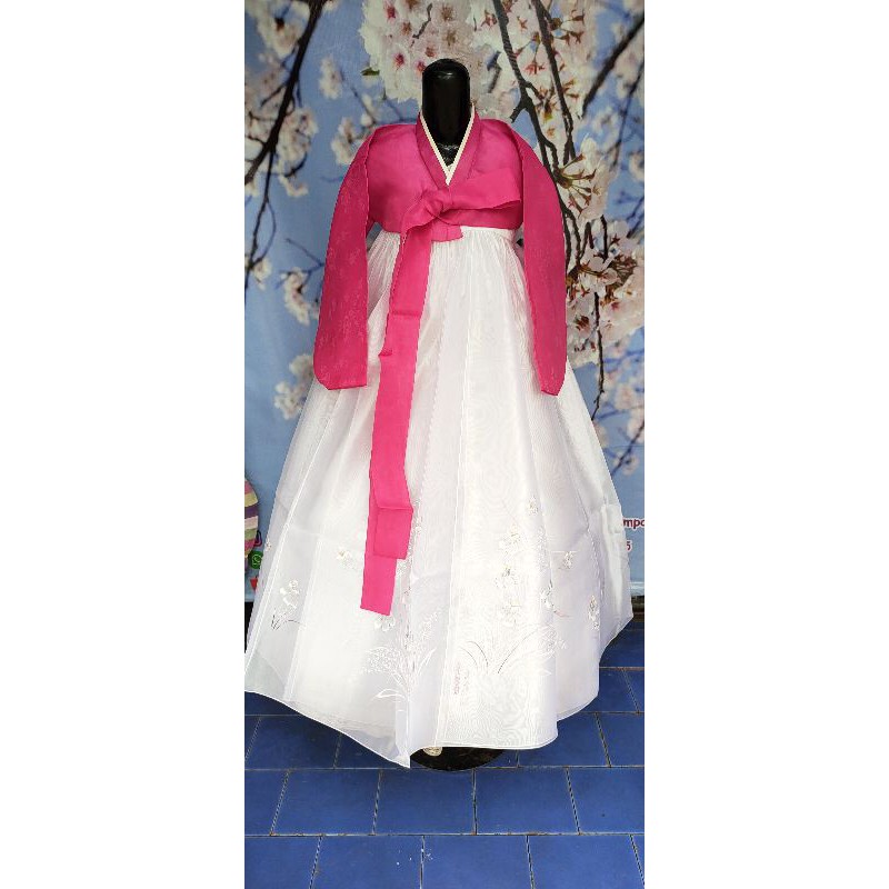 hanbok Korea lukisan