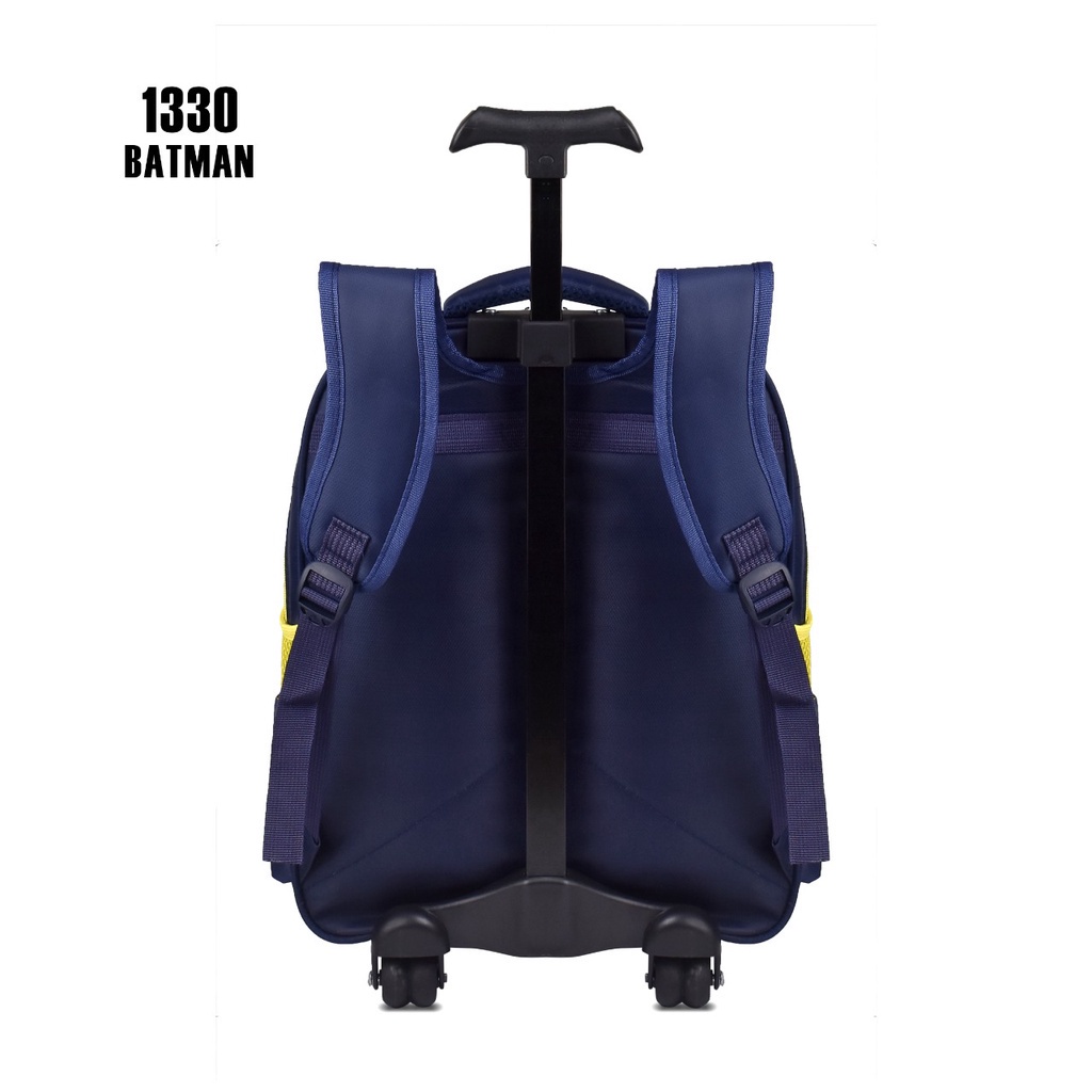 Tas Trolly 1330 Tas Sekolah Anak Cowok Sekolah Tas Roda (Batman,Captain America,Iron Man,Spiderman)