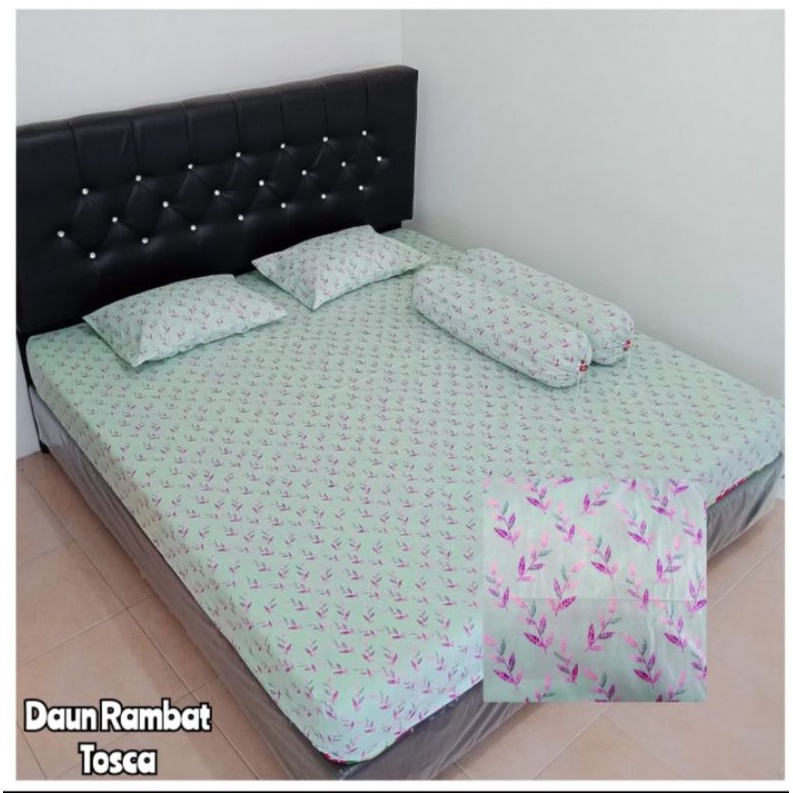 Seprei motif Daun Rambat Tosca Homemade