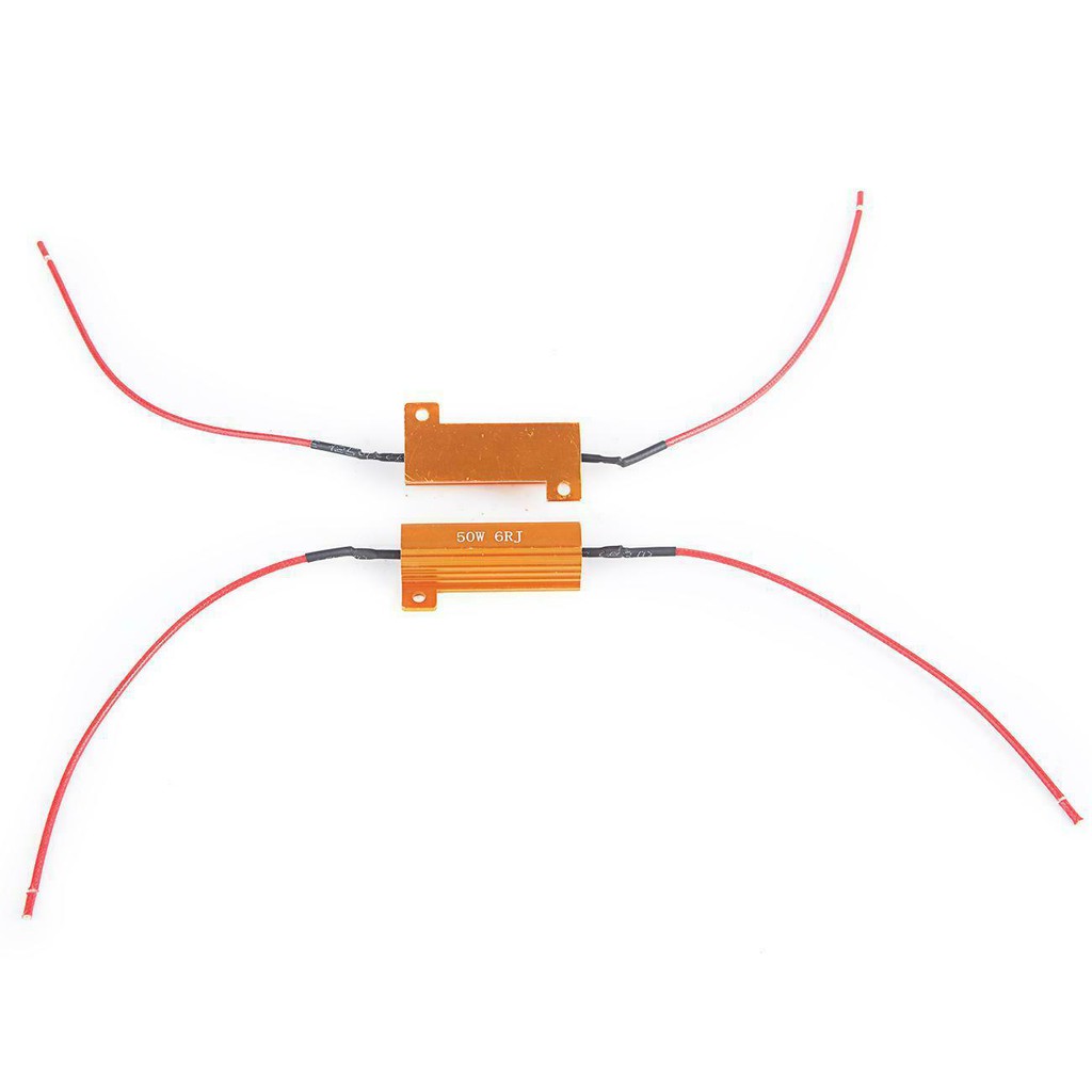 Load Resistor Flasher 50W 6RJ Lampu LED Sein Sen Mobil KEDIP NORMAL