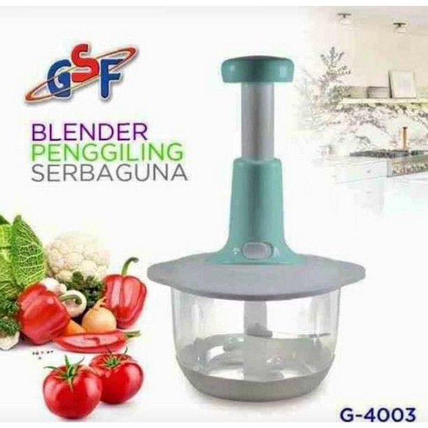 GSF Blender Penggiling Daging Food Chopper Manual - Pencacah Pelumat Bumbu Serbaguna GSF G 4003