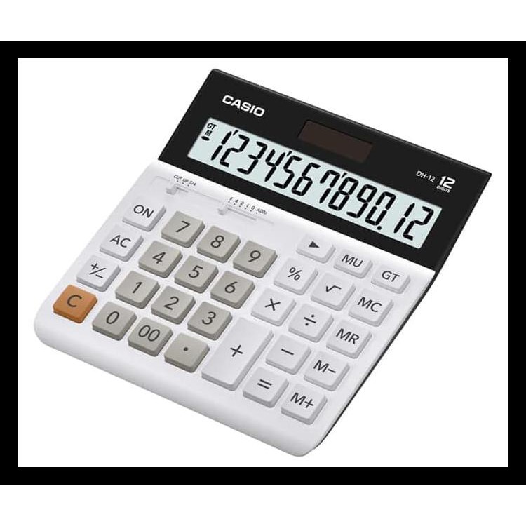 

Murmer Casio Wide Series Calculator Dh-12-We White Keren