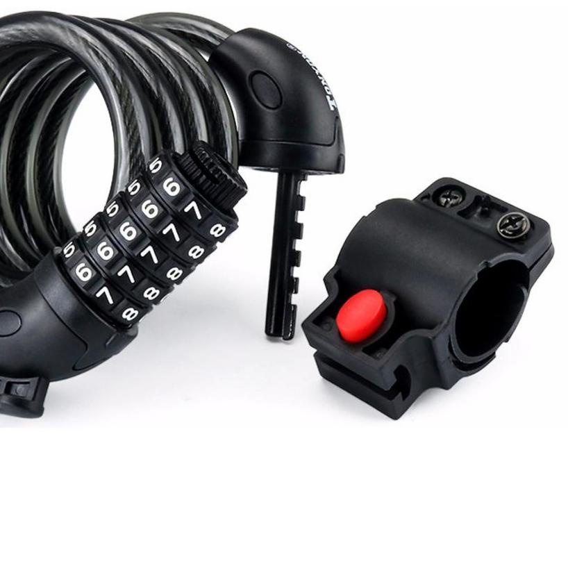 ۩ GEMBOK SEPEDA MOTOR ANTI MALING KODE KUNCI RANTAI GEMBOK SEPEDA SEPEDAH 5 DIGIT A93 ★