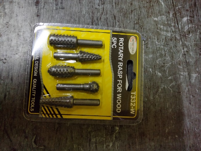 Mata Bor Gerinda 5pcs Alat Kikir Ukir Kayu Rasp Set Woodworking Diy Craft Ball Oval Cylinder Large