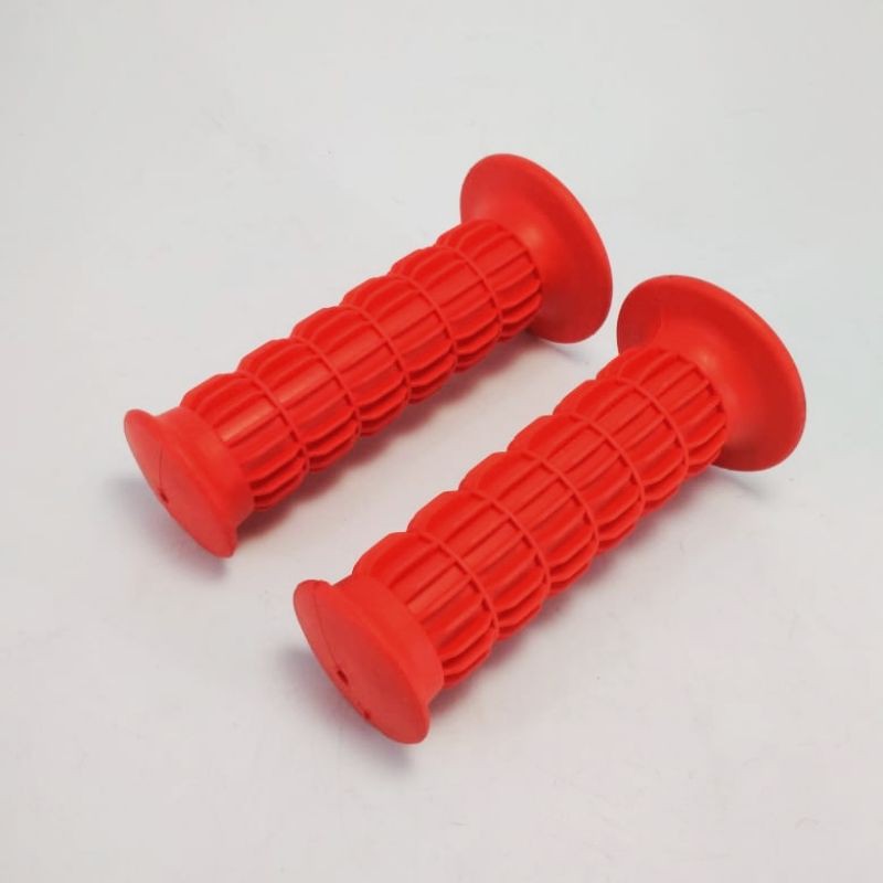 Handgrip Karet Barel ZX 650 RED Merah Handfat Motif Garis Besar Universal Custom CB Classic Japstyle