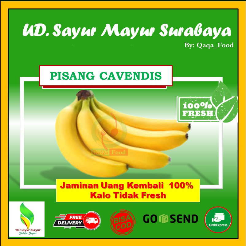 

PISANG CAVANDIS CANVENDISH SEGAR FRESH BUAH PISANG CAVANDIS SUPER - UD209