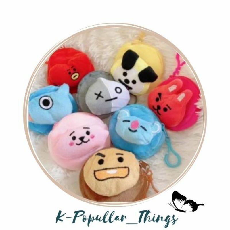 Dompet Koin BT21 Dompet Mini Resleting BTS