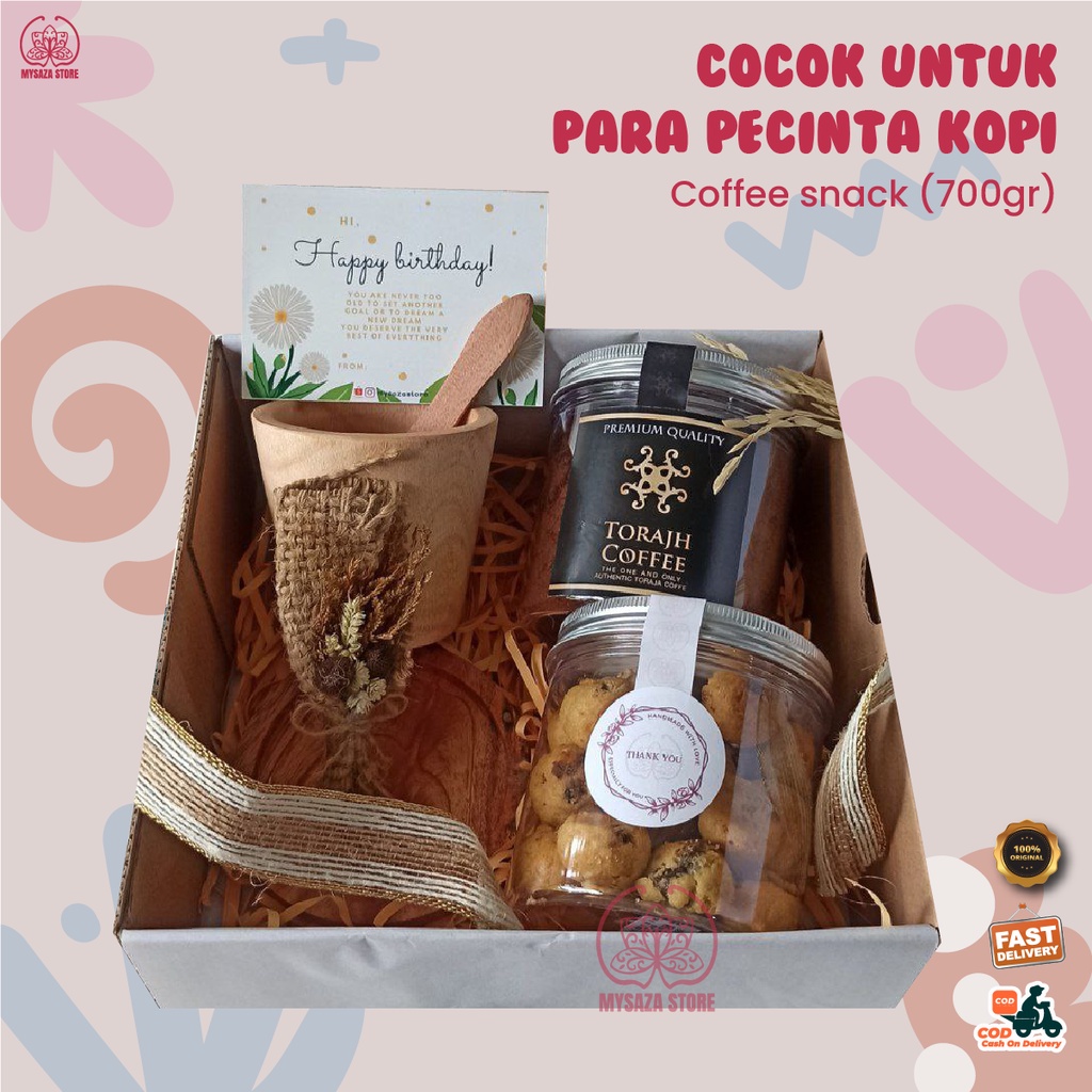 

Paket Gift Coffee Hadiah Set Hampers Kado Ulang Tahun Cowok Wisuda Buat Suami By Myszastore