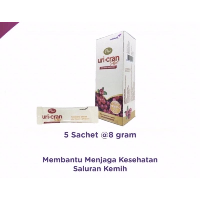 Prive uricran plus 5 sachet ( cranberry untuk kesehatan saluran kemih )