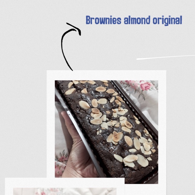 

FUDGE BROWNIES ORIGINAL ALMOND