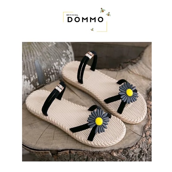 [LOKAL] DOMMO - D5103 SANDAL WANITA RING BUNGA RM 69