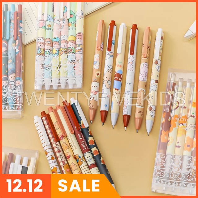 

TWENTYFIVEKIDS - NEW ( 1set 6pcs ) Pulpen import / bulpen import motif beruang cute