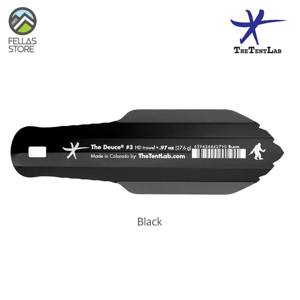 The Deuce #3 Black - Lightweight Toilet Trowel / Spade