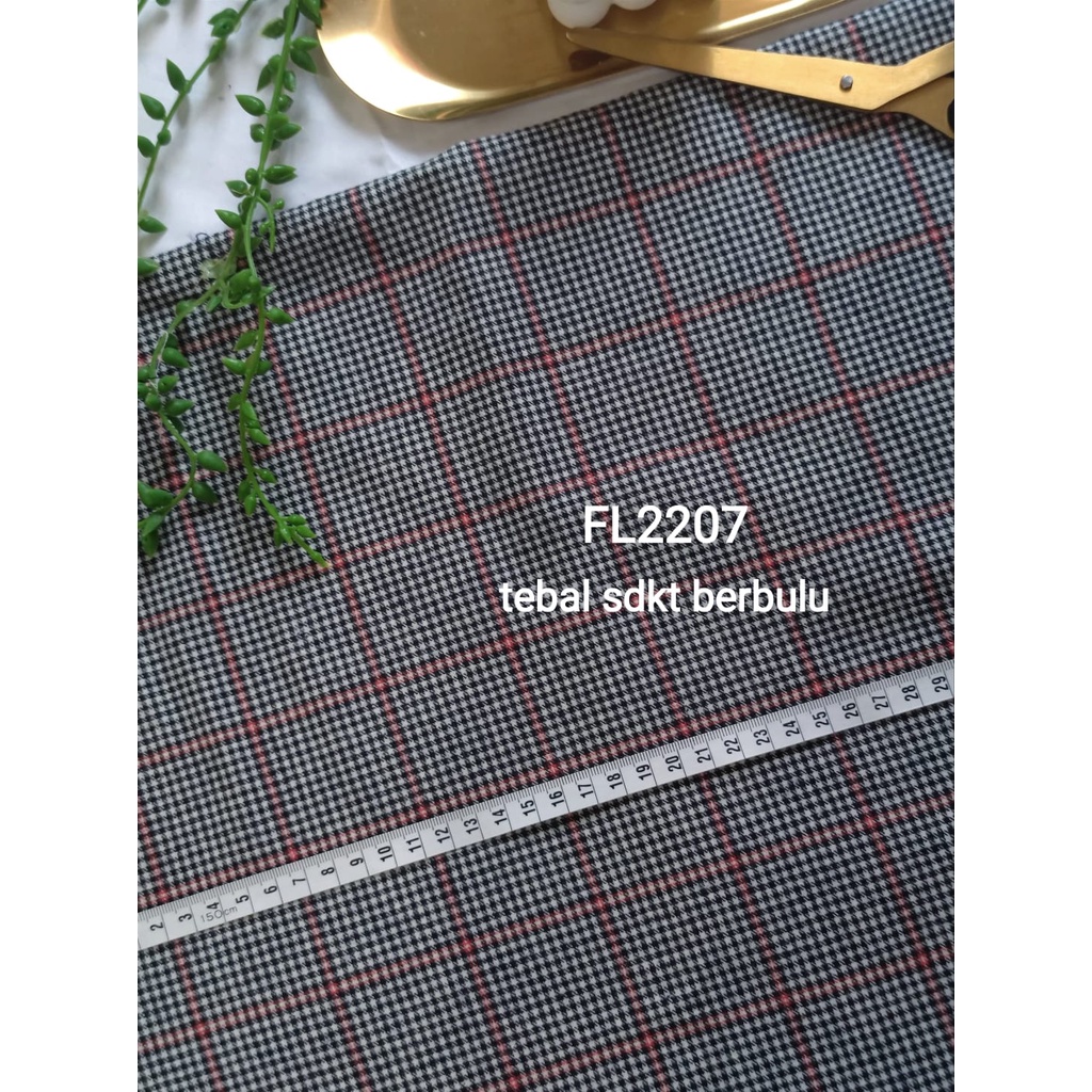 ABU ABU kain flanel bahan kotak katun yarndyed harga per 0.5meter/kain meteran happychild