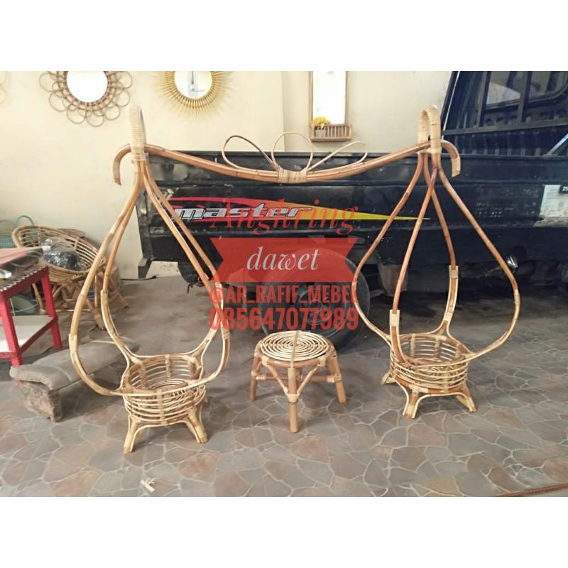 Angkring dawet rotan / angkring dawet / keranjang dawet / pikulan dawet rotan