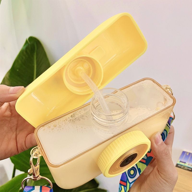 Camera Bottle | Botol Kamera Unik | Botol Minum Anak Free Sticker Karakter-3
