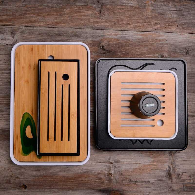 NLSLASI Tatakan Teh China Bamboo Tea Tray - NL27