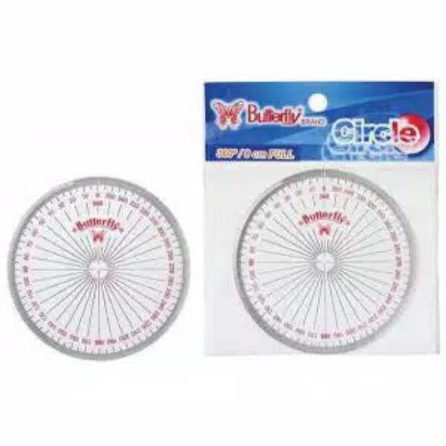 

Penggaris busur Buterfly 360/12 cm