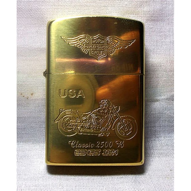 terbaru Korek Api Zippo Copper - Harley Davidson 01 barang bagus