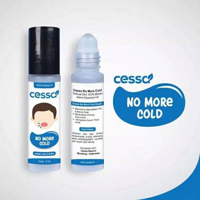 CESSA NO MORE COLD UNTUK ANAK 2-8 TAHUN/ ESSENTIAL OIL / CESSA BATUK PILEK / CESSA COLD N FLU