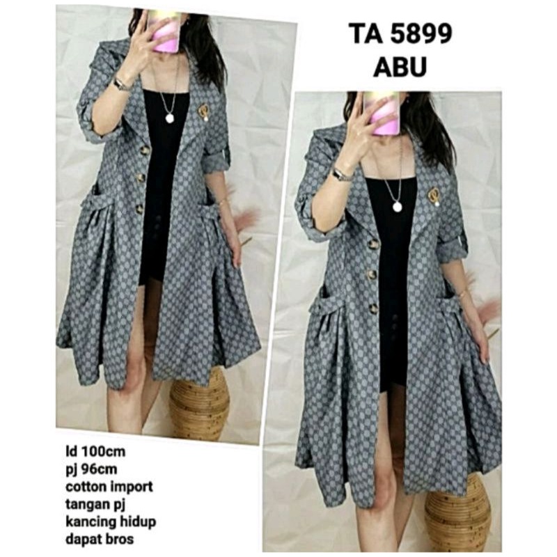 LONG BLEZER WANITA GC IMPORT/CARDIGAN/PLUS BROS