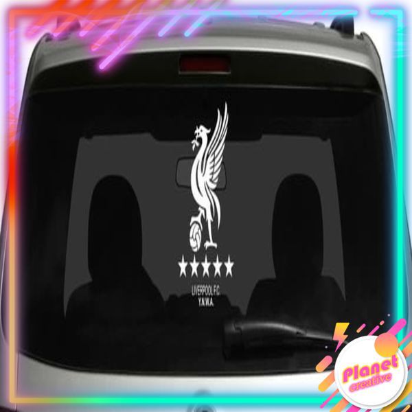 Stiker Cutting Sticker Kaca Body Mobil Logo Fc Liverpool