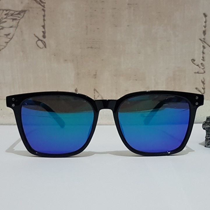 KACAMATA HITAM MIRROR BLUE RB SPACE KT271RV MURAH
