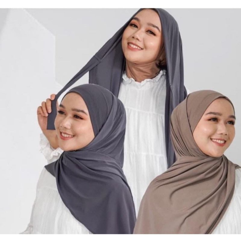 Hijab Instan Melayu /Pashmina Malaysia /Kerudung Lesti Ceruty Babydoll