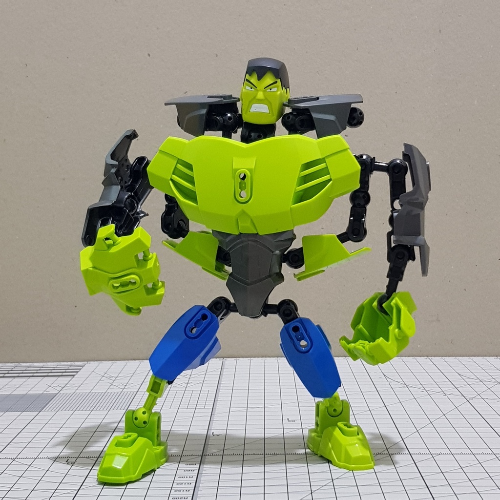 Lc-ww Robot lego Bionicle DIY Avengers Hulk bisa berubah bentuk Preloved