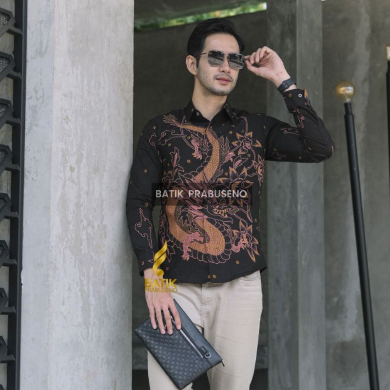 BATIK PRINTING SIZE SLIMFIT LENGAN PANJANG MOTIF SANDEKALA