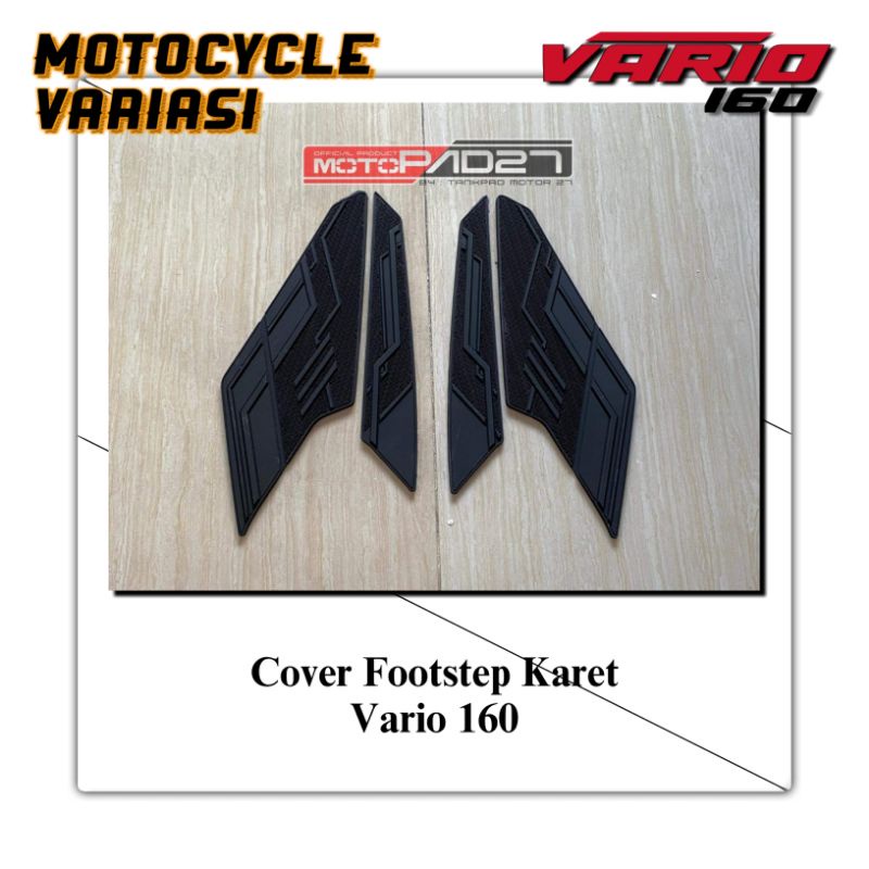 Stiker Vario 160 Rubber Footstep Vario 160 Cover Footstep Karet Vario 160