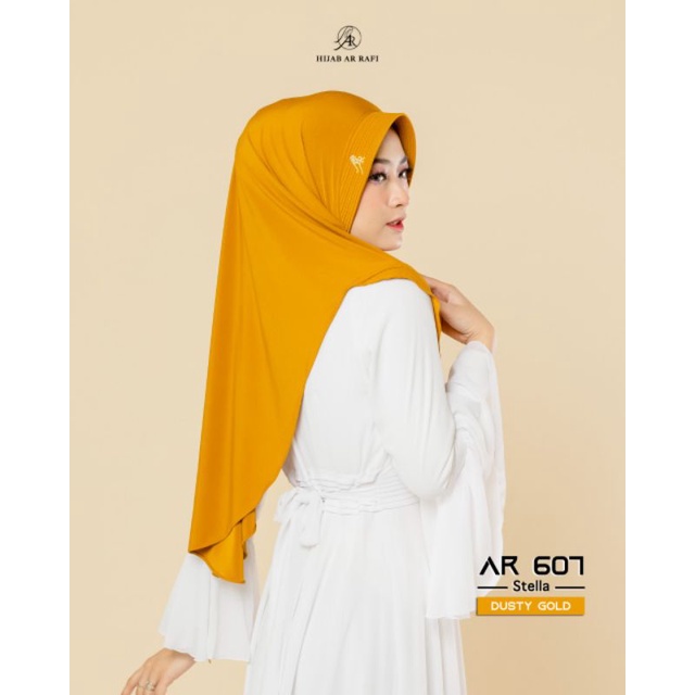  Jilbab Instan terbaru // Hijab bergo Instan variasi Plisket dan akrilik  AR 607 ORI by AR RAFI-2