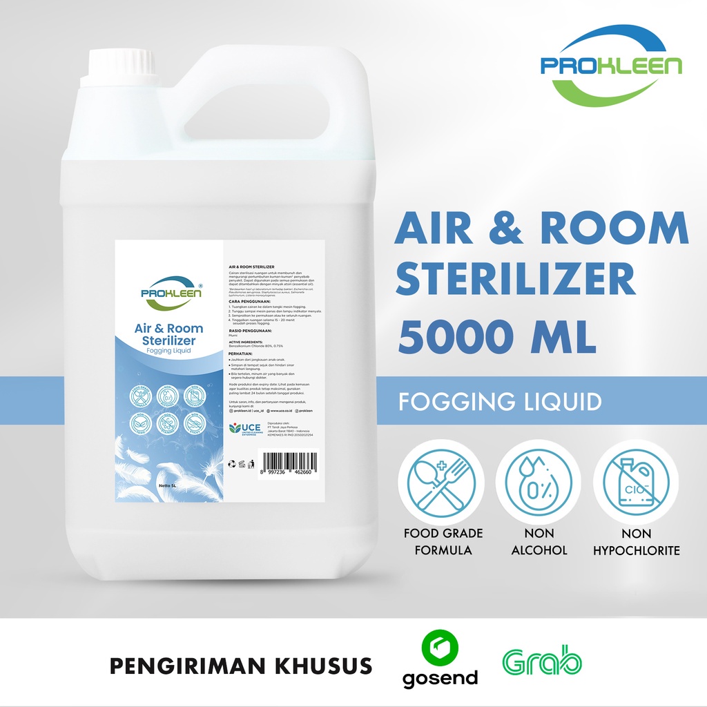 ROKLEEN Fogging Liquid Disinfektan FOOD GRADE Disinfectant 5L