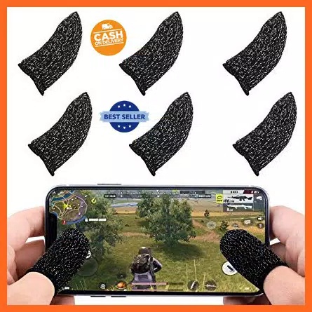Sarung Jari Jempol Sarung Tangan Gaming Touch Screen Anti Keringat
