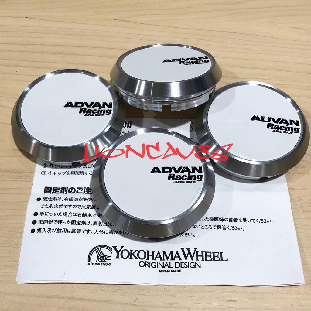 Original Advan Racing Center Cap Dop Velg - Made in Japan