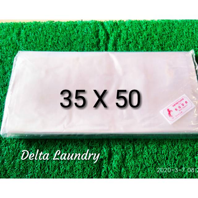 PLASTIK PACKING LAUNDRY - UKURAN 35 X 50 , PLASTIK BENING PP
