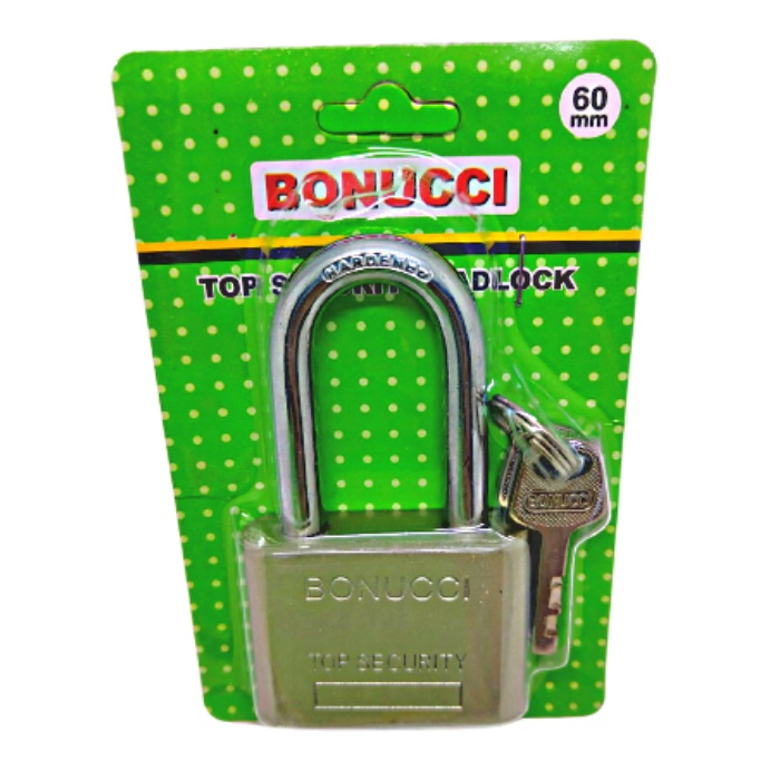 Gembok nikel panjang 60 mm / gembok pintu pagar rumah