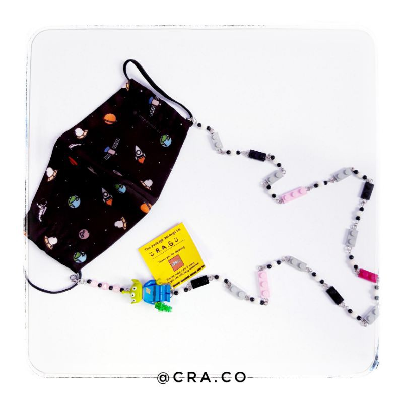 kalung masker rantai masker kait masker lego
