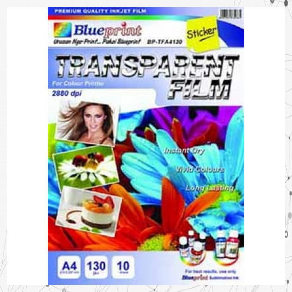 

BLUEPRINT BP-TFA4130 : BLUEPRINT STICKER TRANSPARENT FILM