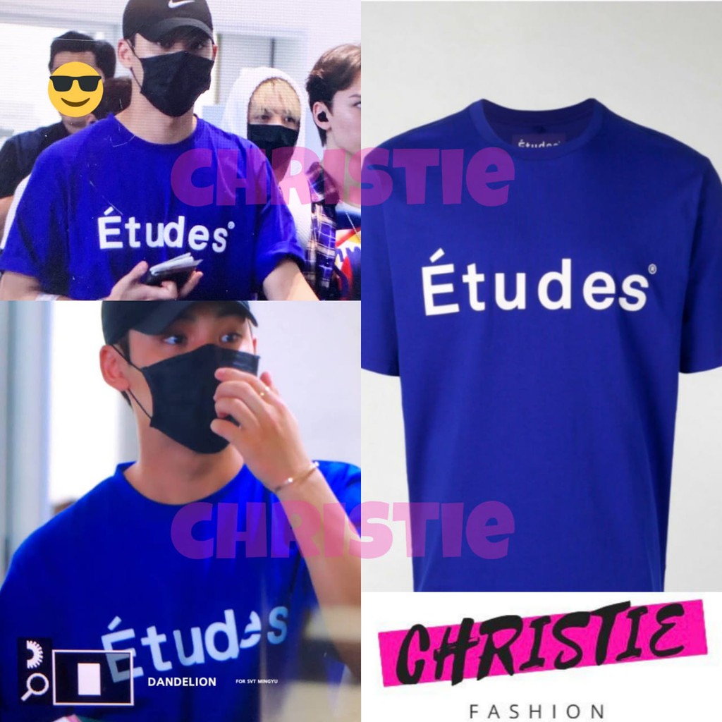 [COD] KAOS ETUDES KIM MINGYU SEVENTEEN S-XXL 13 WARNA / TSHIRT KPOP SEVENTEEN KOREAN IDOL FASHION