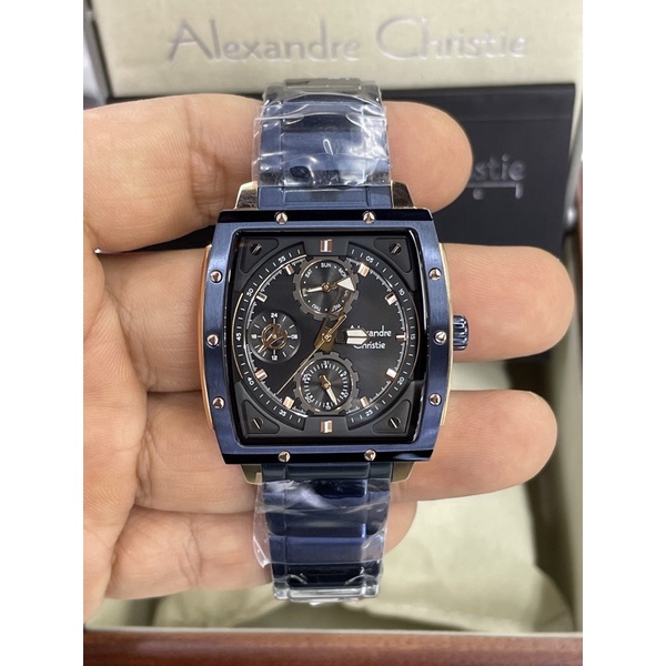 alexandre christie 6376bf wanita biru rosegold