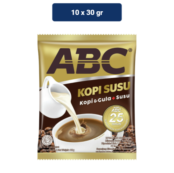 

ABC Kopi Susu 10 x 30 gr