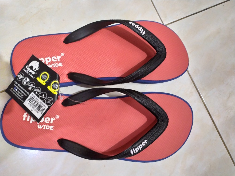  SANDAL  PRIA FIPPER  WIDE UK 38 46 SEMUA UKURAN  FIPPER  