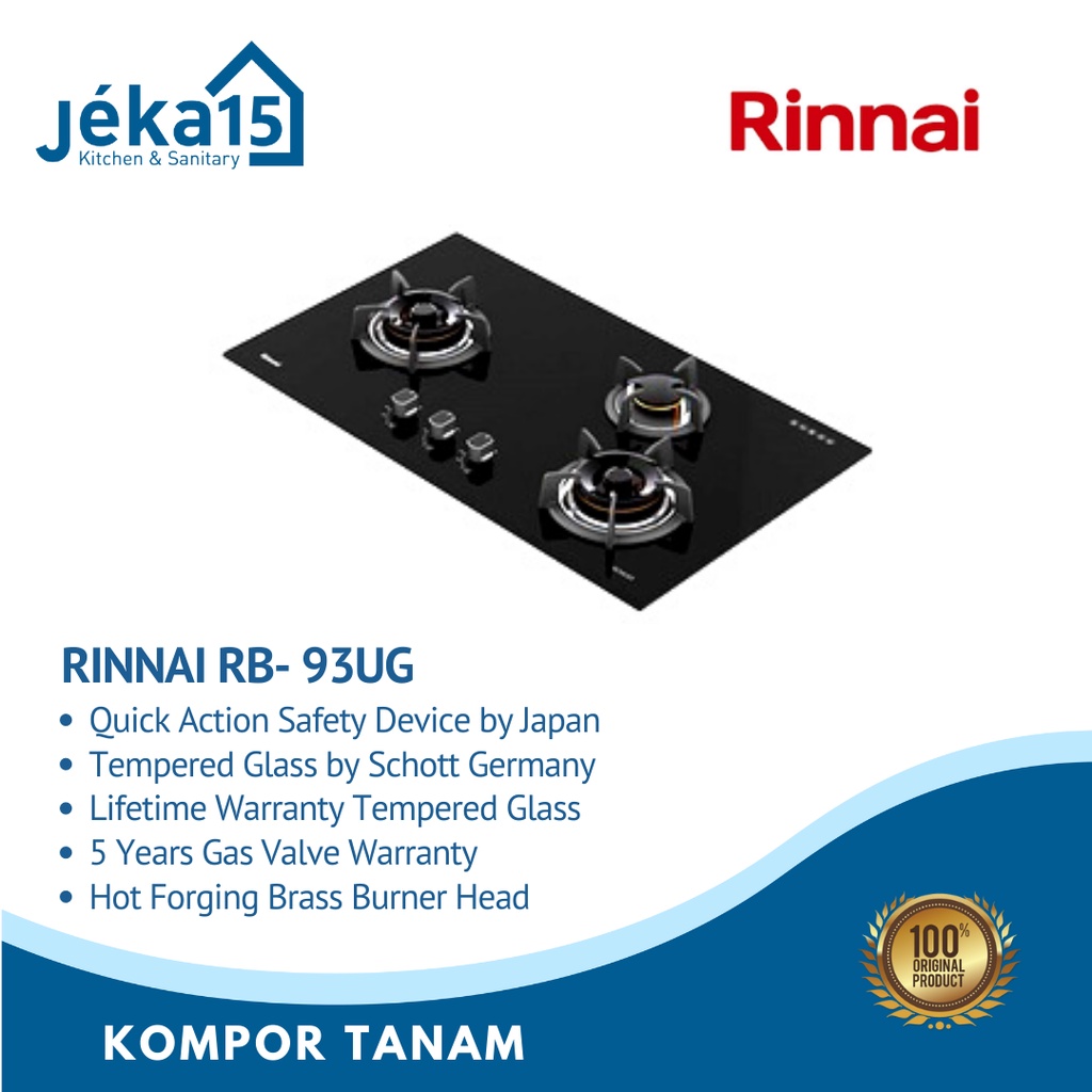 KOMPOR GAS TANAM RINNAI // RINNAI RB- 93UG